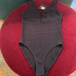 TOPSHOP Black Bodysuit NWT
